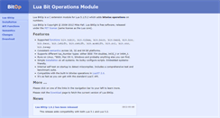 Desktop Screenshot of bitop.luajit.org
